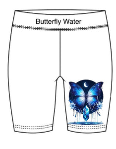 BIKER SHORTS - ELEMENTS of ASTROLOGY Butterfly Edition