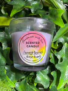 Rose Quartz - Forrest Berries Scented Candle